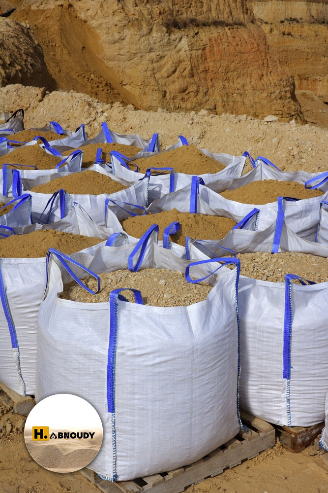 Silica sand packing